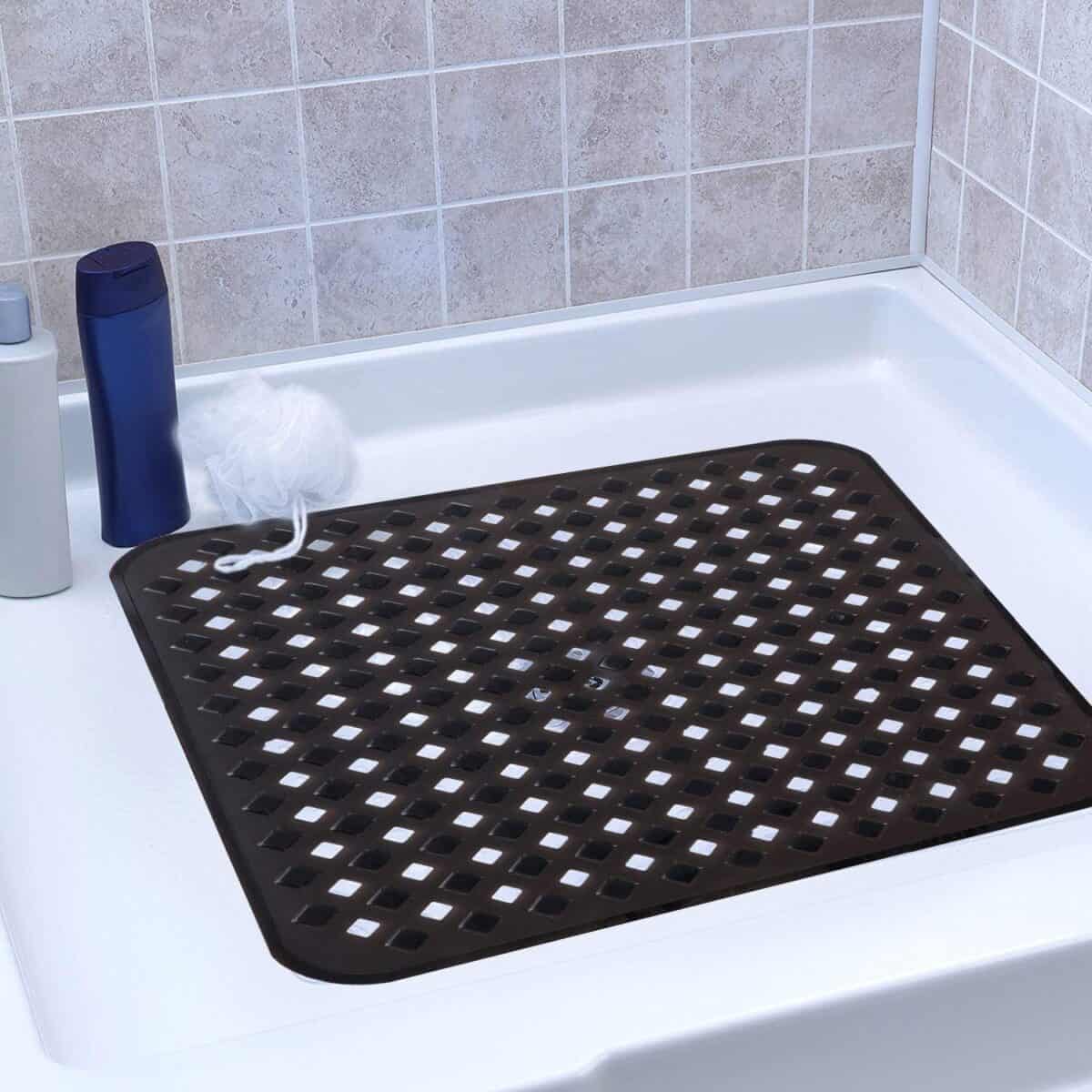 Tapis de Douche Antidérapant 53 x 53 cm pour douche de 60 x 60 cm