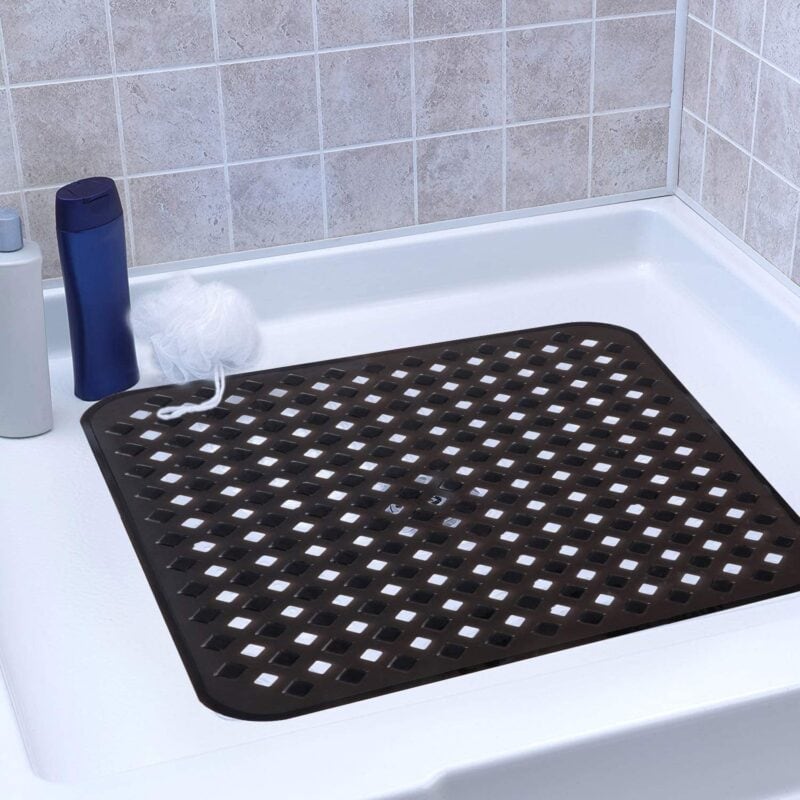 Tapis de Douche Antidérapant 53 x 53 cm pour douche de 60 x 60 cm