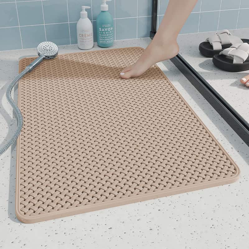 Tapis de Douche Antidérapant Caoutchouc
