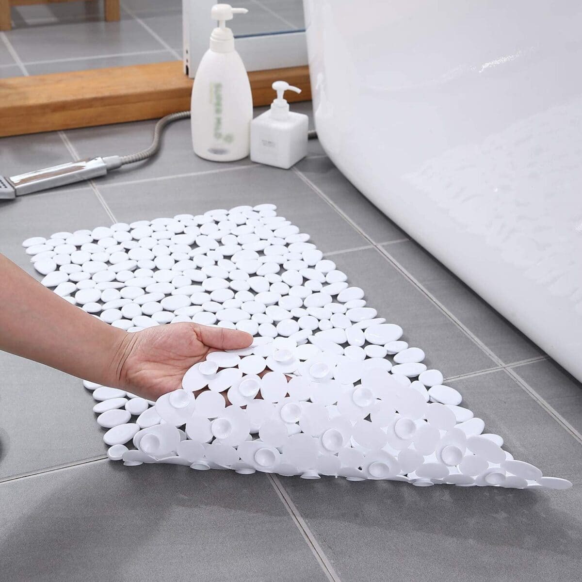 Tapis de Douche Antidérapant Galets