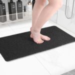 Tapis de Douche Antidérapant Noir