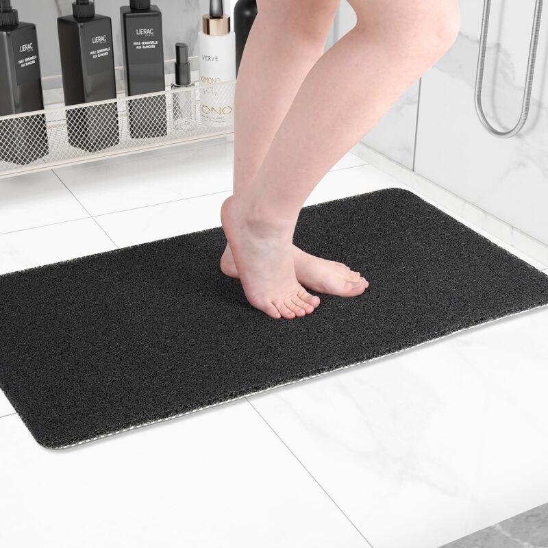 Tapis de Douche Antidérapant Noir