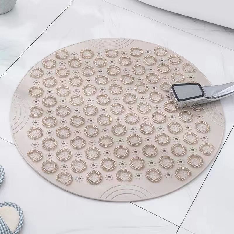 Tapis de Douche Rond Antidérapant