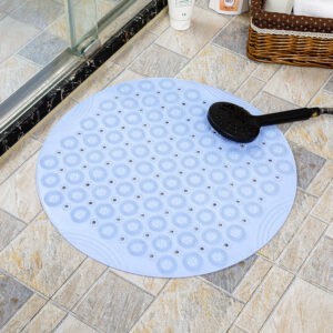 Tapis de Douche Rond Antidérapant