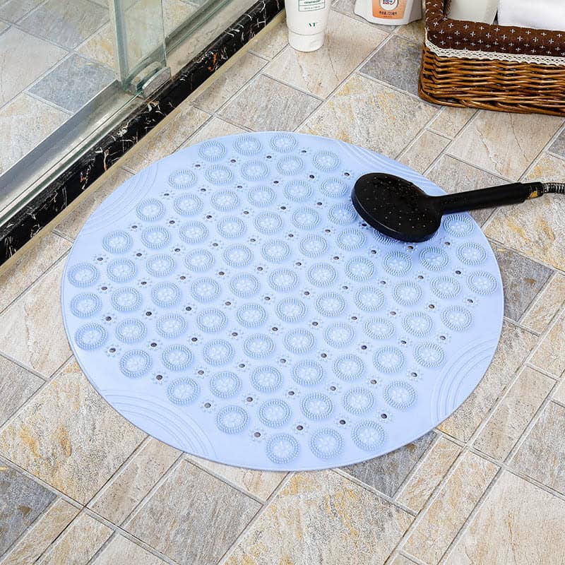 Tapis de Douche Rond Antidérapant