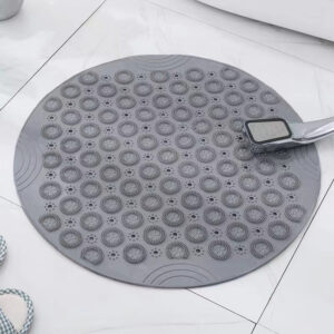 Tapis de Douche Rond Antidérapant