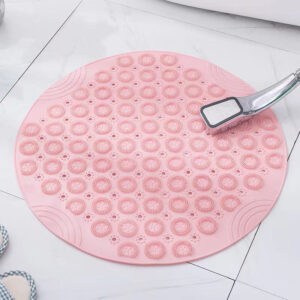 Tapis de Douche Rond Antidérapant