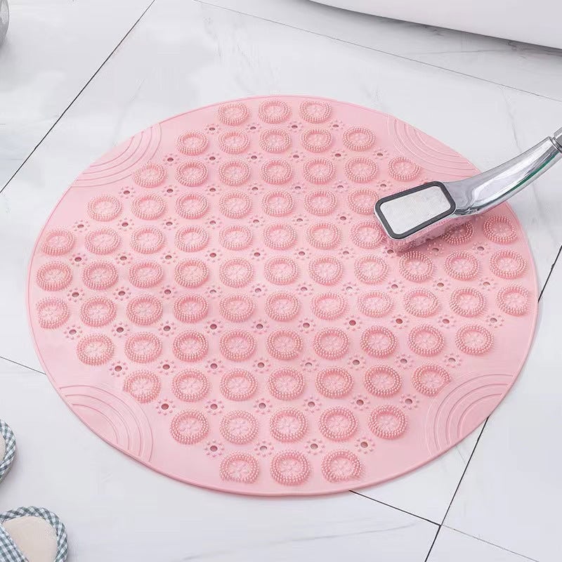 Tapis de Douche Rond Antidérapant