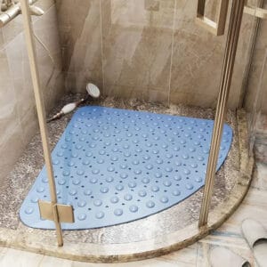 Tapis de Douche d’Angle Antidérapant